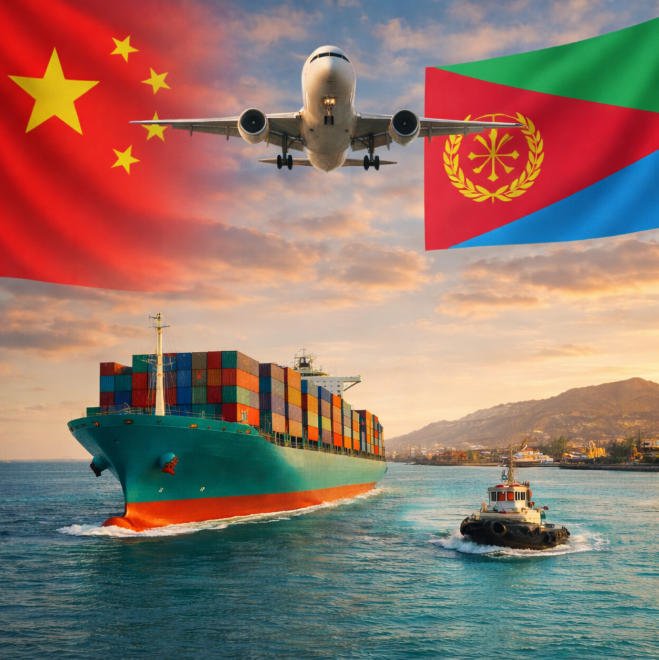 Shipping from China to Eritrea