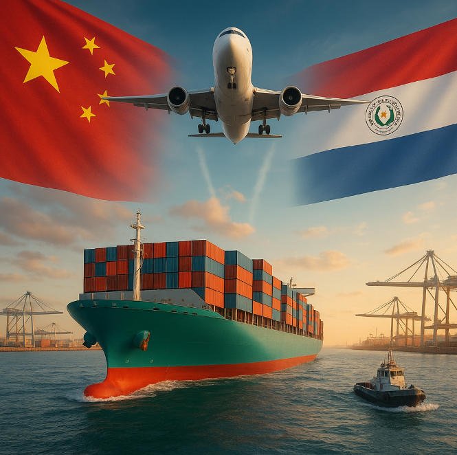 Shipping from China to Paraguay
