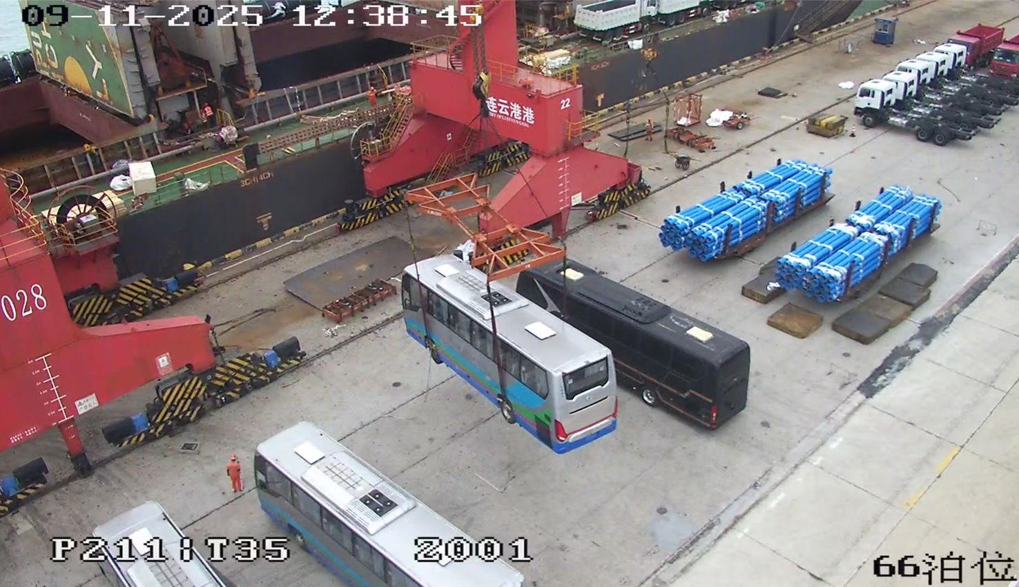 Lianyungang, Jiangsu - Aqaba, Jordan, 4 Buses, Breakbulk