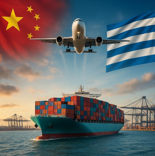 จัดส่งจากจีนไปยังกรีซ