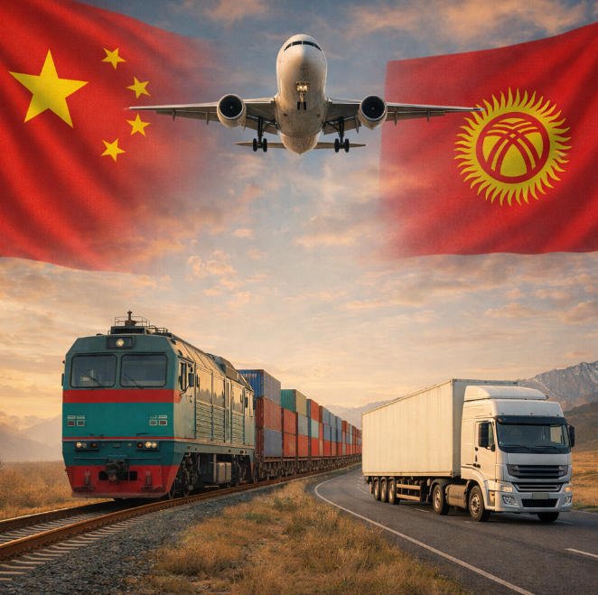 การจัดส่งจากจีนไปยังคีร์กีซสถาน