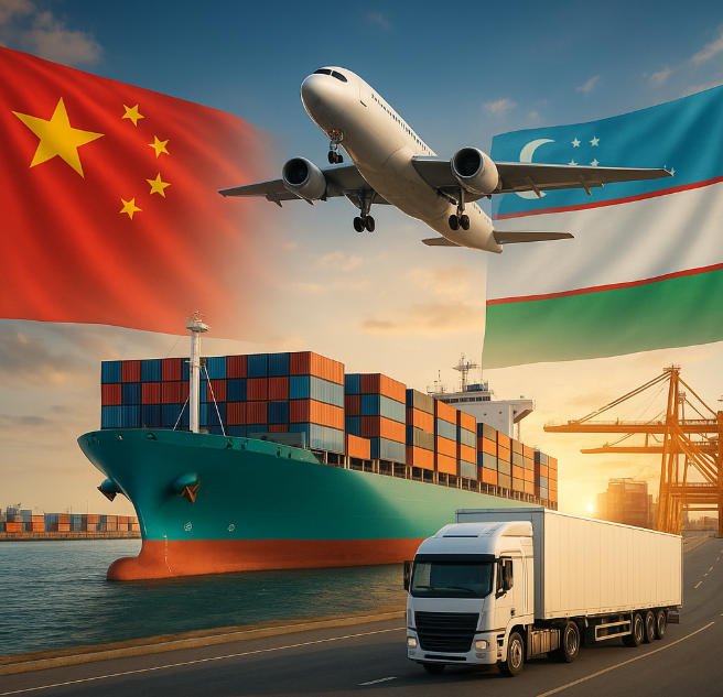Shipping from China to Uzbekistan