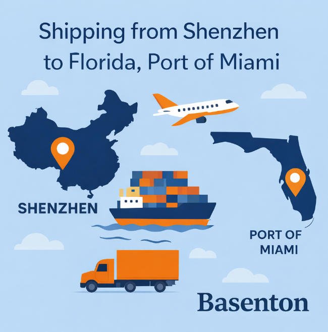 Shipping from Shenzhen to Florida, Port of Miami – Price and Time