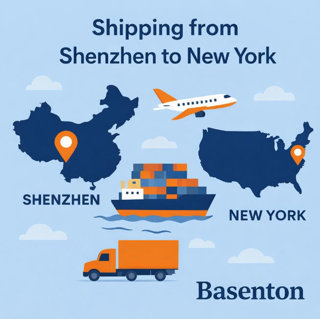Shipping from Shenzhen to New York – Price and Time