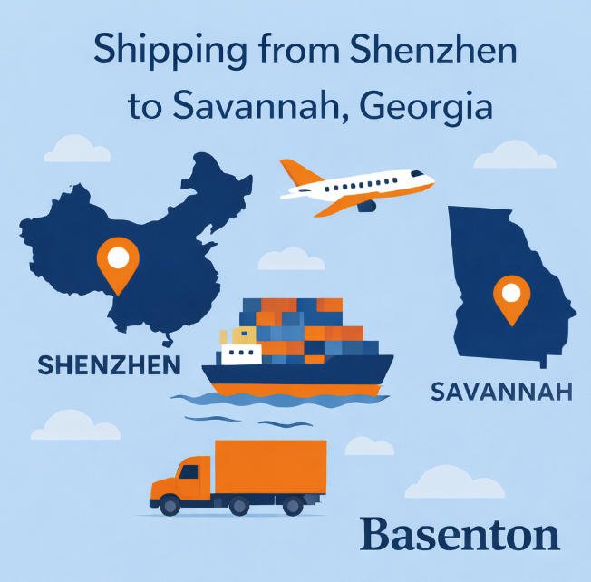 Shipping from Shenzhen to Savannah, Georgia