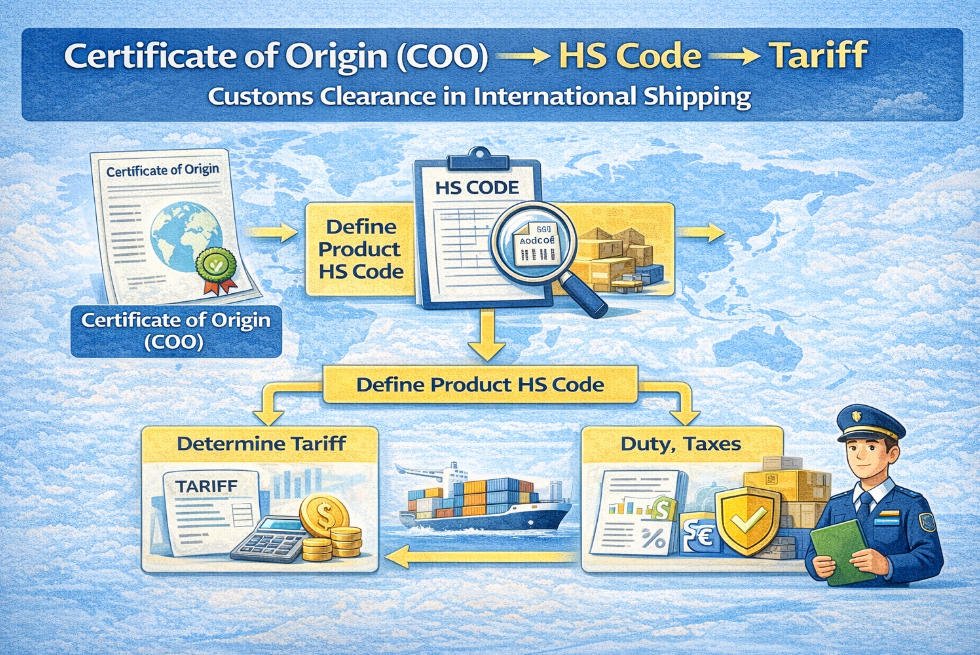 ใบรับรองแหล่งกำเนิดสินค้า (COO)