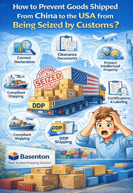 วิธีป้องกันไม่ให้สินค้าที่ส่งจากจีนไปยังสหรัฐอเมริกาถูกตรวจสอบและกักโดยศุลกากร