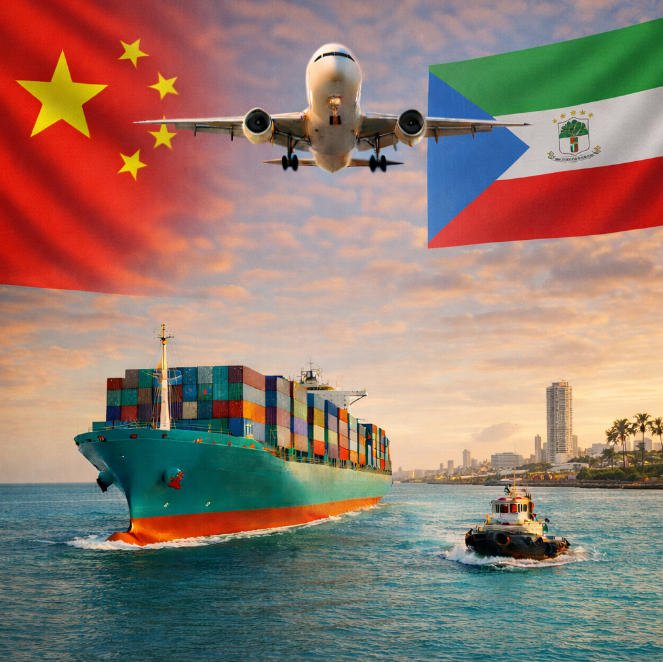 Shipping from China to Equatorial Guinea