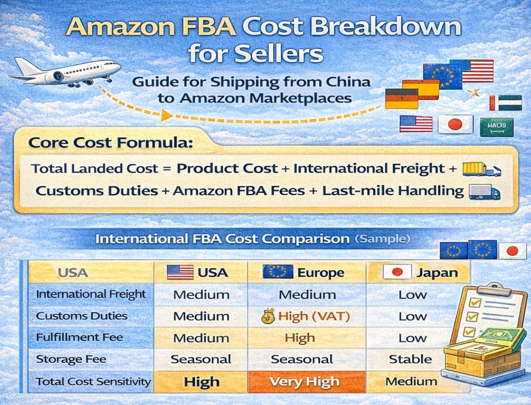 Cost of Shipping from China to Amazon FBA