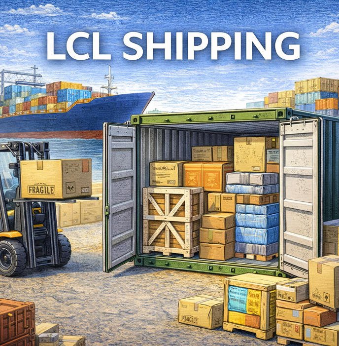 วิธีคำนวณค่าขนส่งสินค้าแบบ LCL จากประเทศจีน