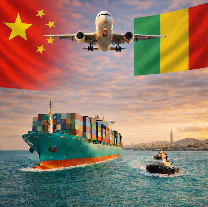 การจัดส่งจากจีนไปยังมาลี