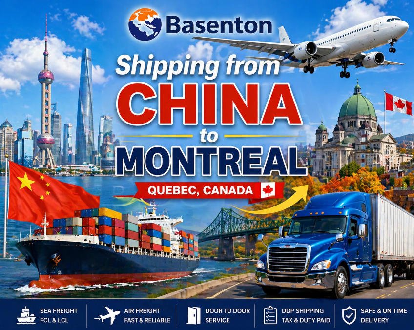 Envíos desde China a Montreal